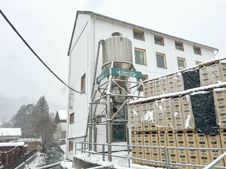 Winterwonderland an der Brauerei Bosch